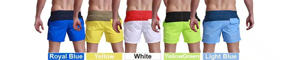 Aimpact Fashion Summer Sexy Beach Men's Shorts Leisure Lining Liner Men Board Shorts Patchwork Fast Dry Elastic Waist Short DT62 12