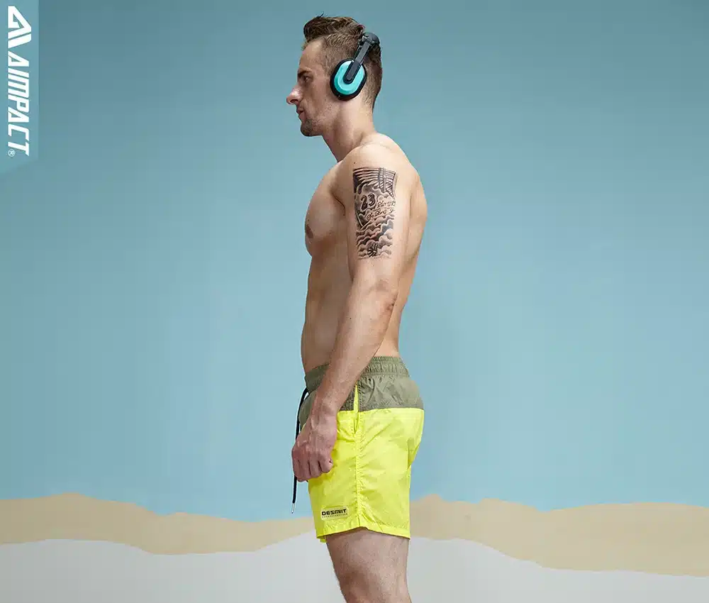 Aimpact Fashion Summer Sexy Beach Men's Shorts Leisure Lining Liner Men Board Shorts Patchwork Fast Dry Elastic Waist Short DT62 23