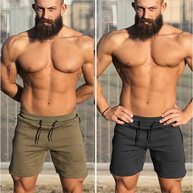 2017 Quality Men Golds Brand Fitness Shorts Mens Professional Bodybuilding Short Pants Gasp Big Size 9