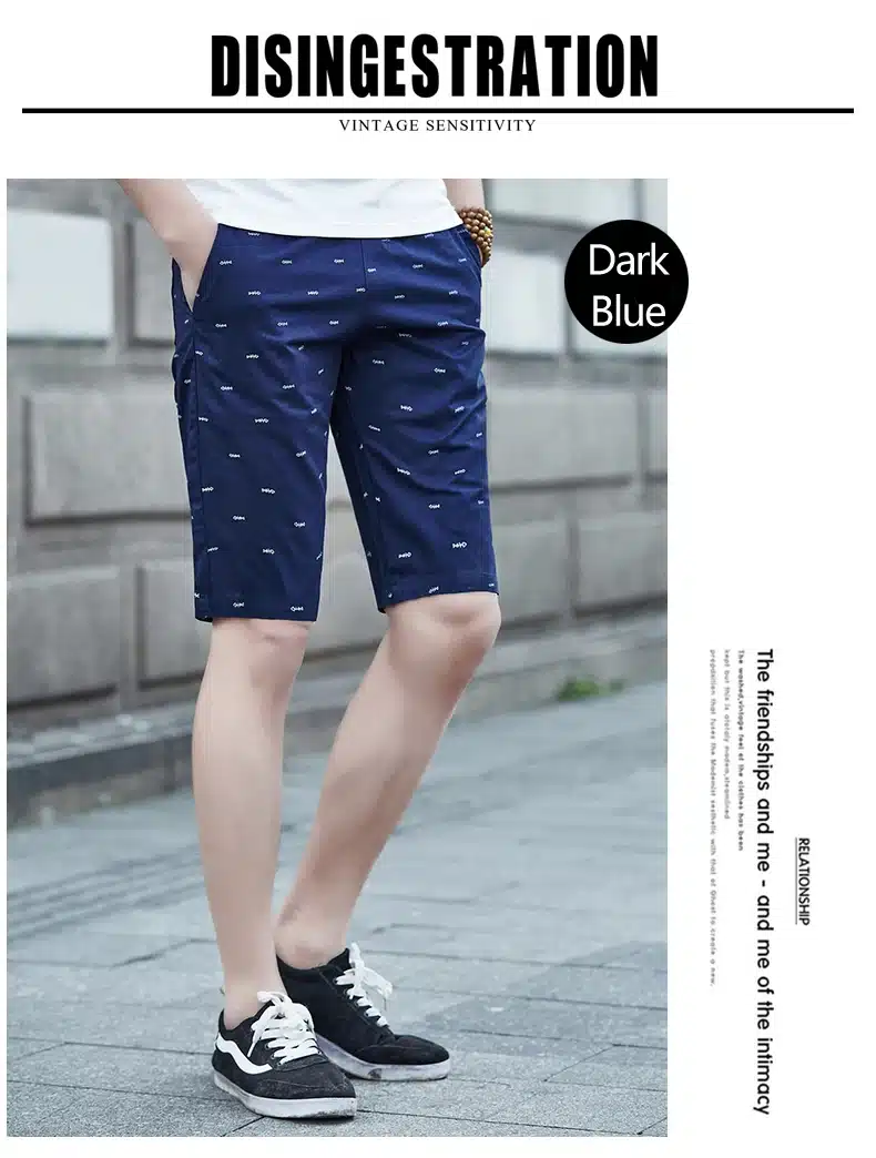 Summer Cotton Shorts Men Fashion Brand Boardshorts Breathable Male Casual Shorts Comfortable Plus Size Mens Short Bermuda Beach 20