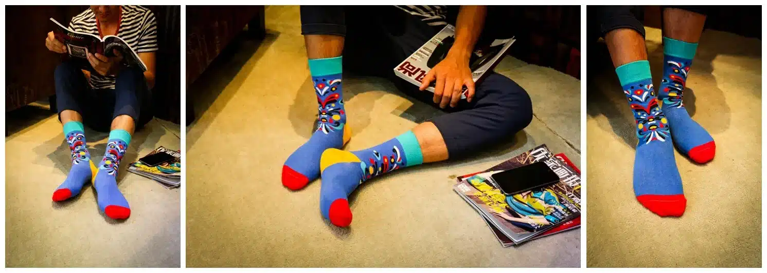 Colour men crew cotton happy socks british style argyle dot striped pattern harajuku designer brand fashion novelty art funny 31