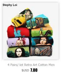 Colour men/women crew cotton socks of happy sock casual harajuku pattern skate designer brand fashion novelty art cool summer 31