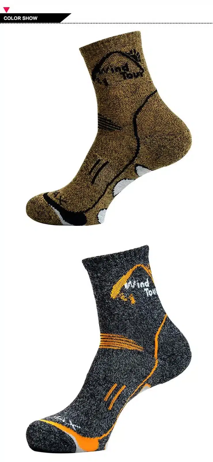 3Pairs 2017 Brand Coolmax Socks Men's Quick Dry Thermal Socks Breathable Antibacterial Thick Warm Socks for Men 12