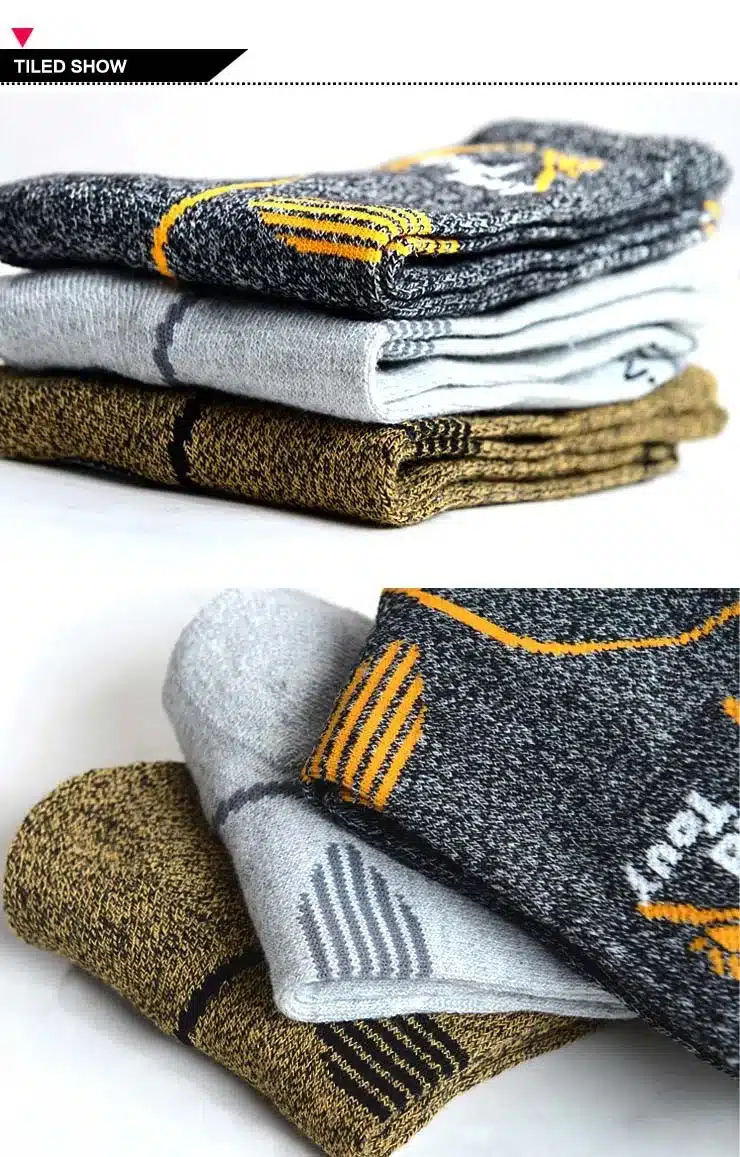 3Pairs 2017 Brand Coolmax Socks Men's Quick Dry Thermal Socks Breathable Antibacterial Thick Warm Socks for Men 14