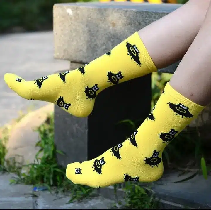 Cute anime men women cotton socks hero series comics socks cartoon mini pattern socks dot wedding funny dress socks 10