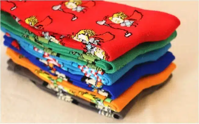 Cute anime men women cotton socks hero series comics socks cartoon mini pattern socks dot wedding funny dress socks 15