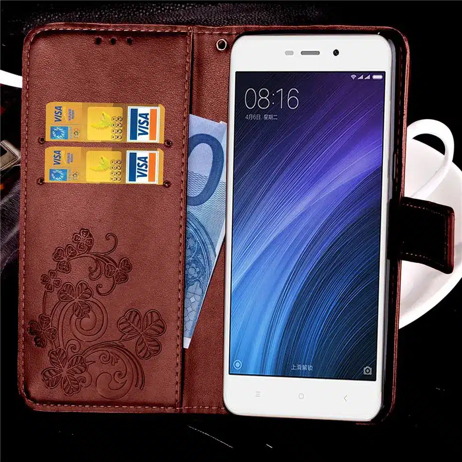 Xiaomi Redmi 4A Case Flip Wallet PU Leather Case For Xiaomi Redmi 4a Cover High Quality Book Stand Card Slot Phone Cases 28