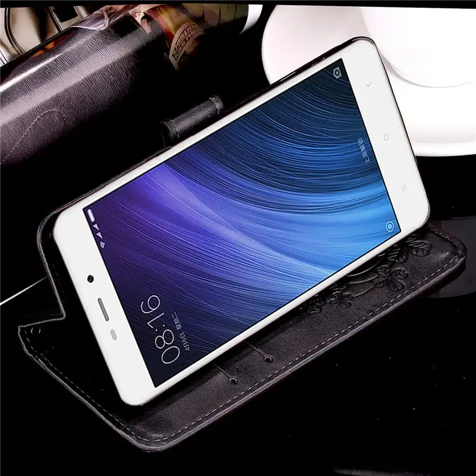 Xiaomi Redmi 4A Case Flip Wallet PU Leather Case For Xiaomi Redmi 4a Cover High Quality Book Stand Card Slot Phone Cases 37