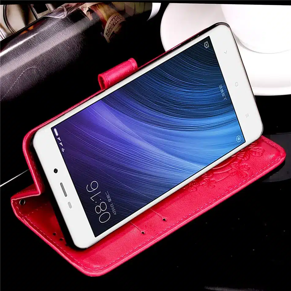 Xiaomi Redmi 4A Case Flip Wallet PU Leather Case For Xiaomi Redmi 4a Cover High Quality Book Stand Card Slot Phone Cases 45