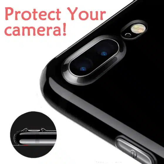 Esamday Clear Silicon Ultra Thin Soft TPU Case For 7 7Plus 8 8Plus X Transparent Phone Case For iPhone 5 5s SE 6 6s 6Plus 6sPlus 12