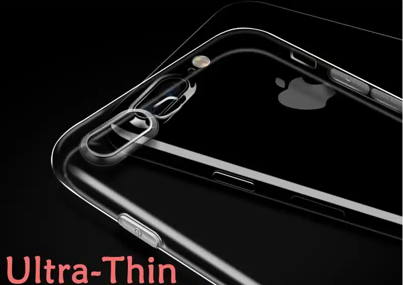 Esamday Clear Silicon Ultra Thin Soft TPU Case For 7 7Plus 8 8Plus X Transparent Phone Case For iPhone 5 5s SE 6 6s 6Plus 6sPlus 14