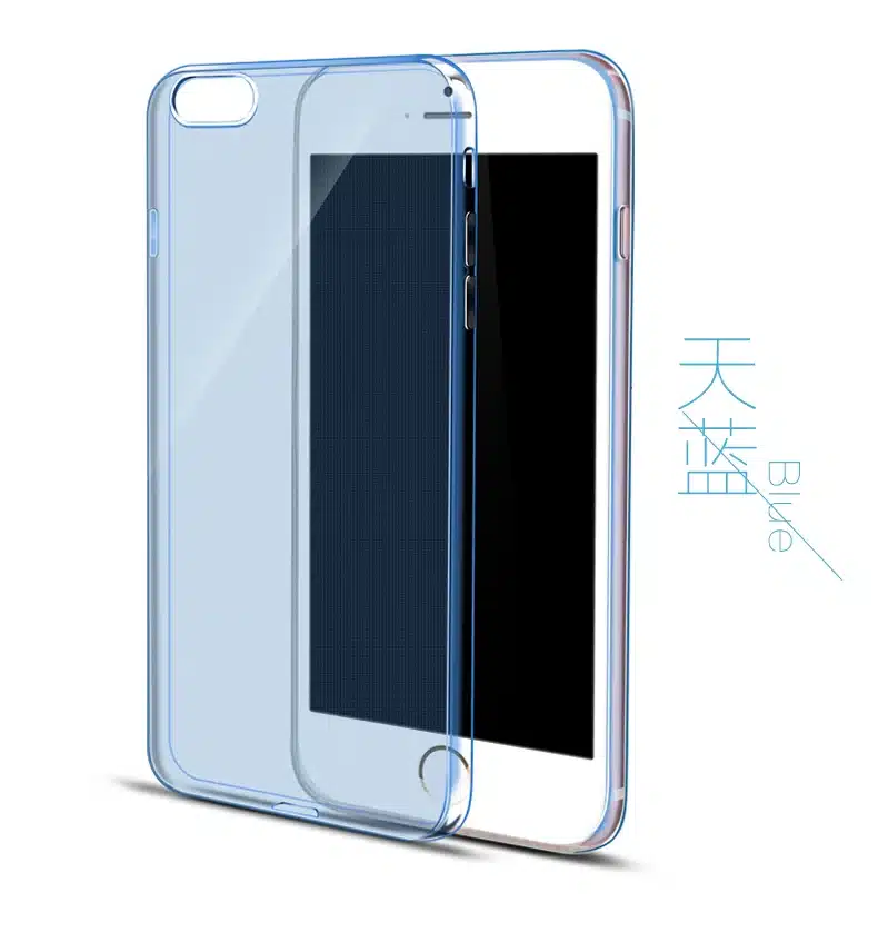 Esamday Clear Silicon Ultra Thin Soft TPU Case For 7 7Plus 8 8Plus X Transparent Phone Case For iPhone 5 5s SE 6 6s 6Plus 6sPlus 23