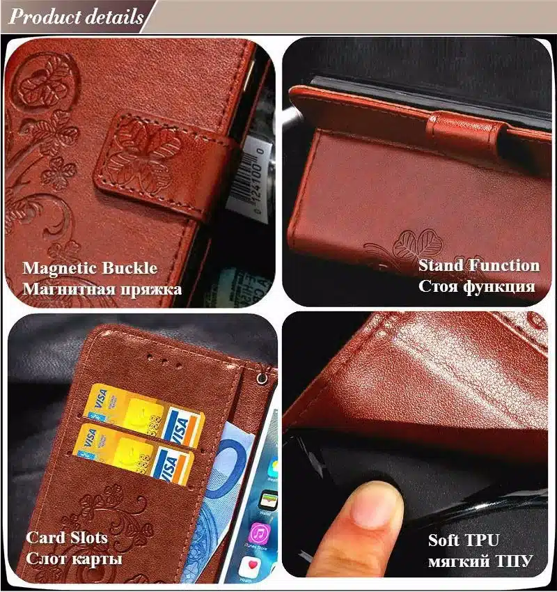Luxury For Coque Samsung Galaxy Grand Prime Case G530 G530H G531 G531H G531F SM-G531F Wallet Flip Cover With Card Slots Holder 9