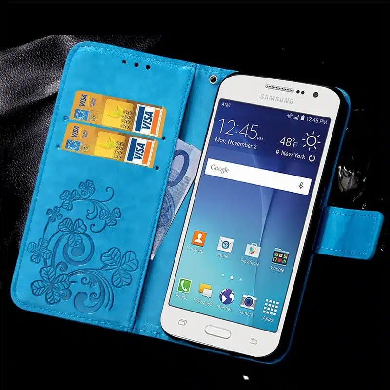 Luxury For Coque Samsung Galaxy Grand Prime Case G530 G530H G531 G531H G531F SM-G531F Wallet Flip Cover With Card Slots Holder 12