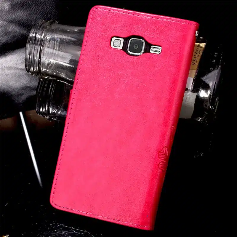 Luxury For Coque Samsung Galaxy Grand Prime Case G530 G530H G531 G531H G531F SM-G531F Wallet Flip Cover With Card Slots Holder 17