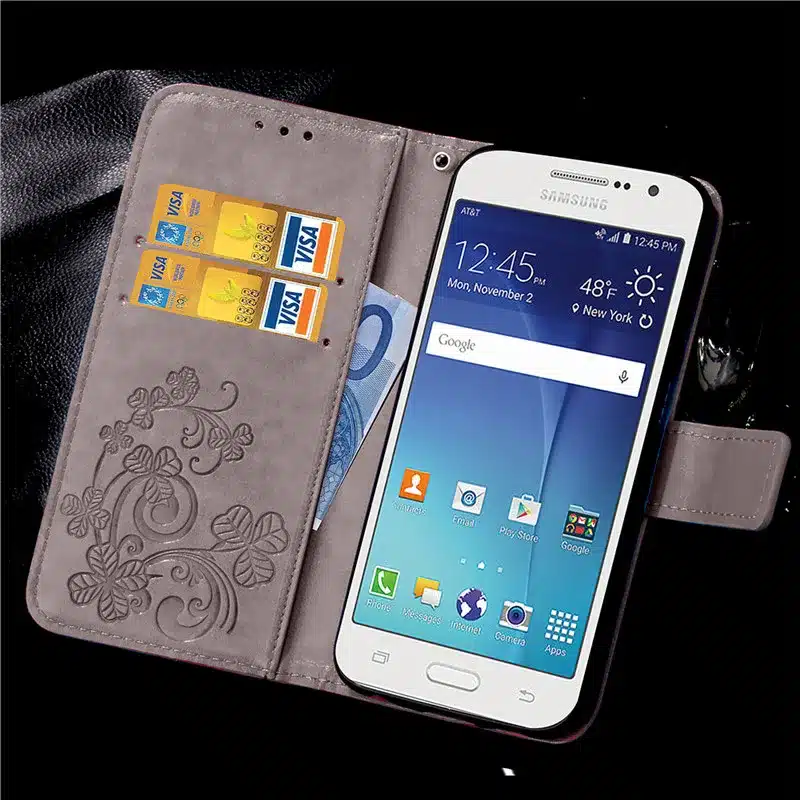 Luxury For Coque Samsung Galaxy Grand Prime Case G530 G530H G531 G531H G531F SM-G531F Wallet Flip Cover With Card Slots Holder 21