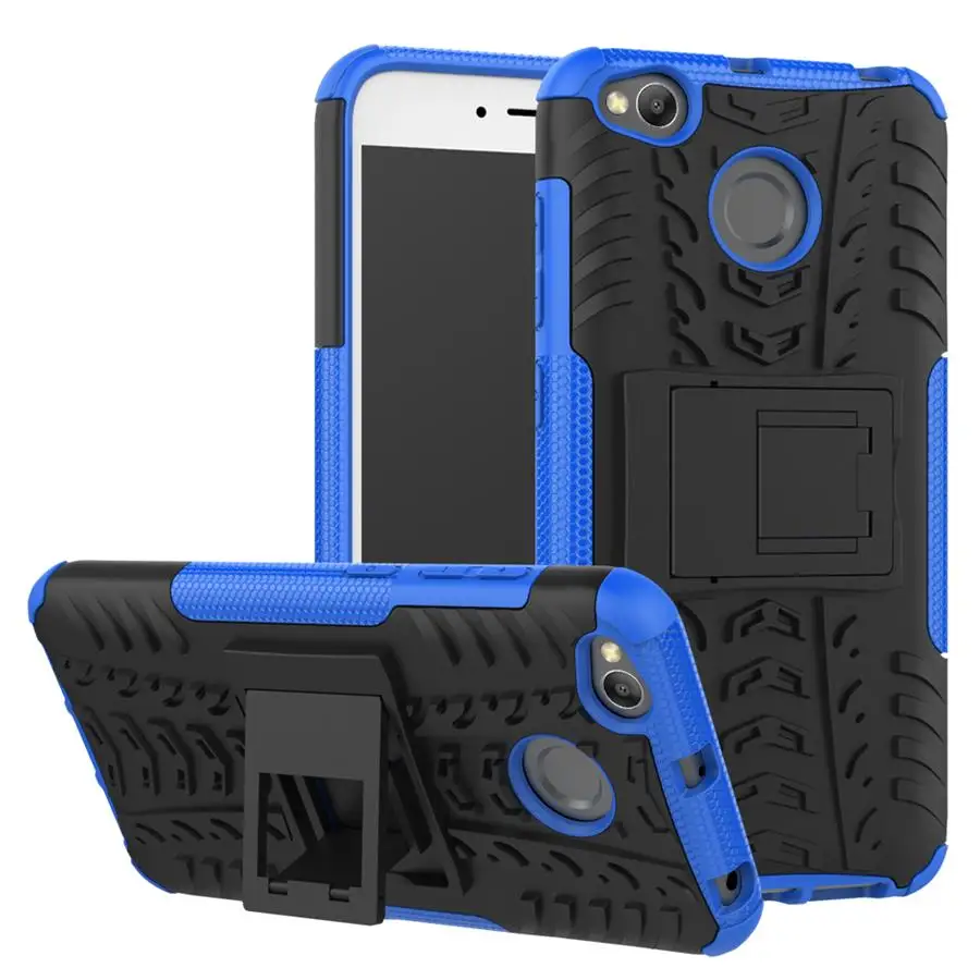 5.0 Inch Case xiaomi redmi 4x Cover ShockProof TPU +PC Phone Stand Case For xiaomi redmi 4X 4 X pro armor Phone Protection Skin 10
