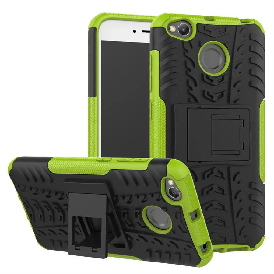5.0 Inch Case xiaomi redmi 4x Cover ShockProof TPU +PC Phone Stand Case For xiaomi redmi 4X 4 X pro armor Phone Protection Skin 11