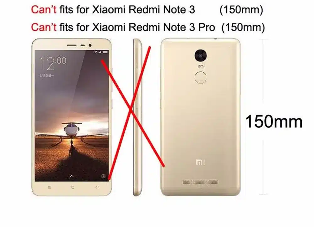 Raugee Case for Xiaomi Redmi Note 3 Pro Special Edition SE Global Version 152mm Clear TPU Back Cover Case for Redmi Note 3 7