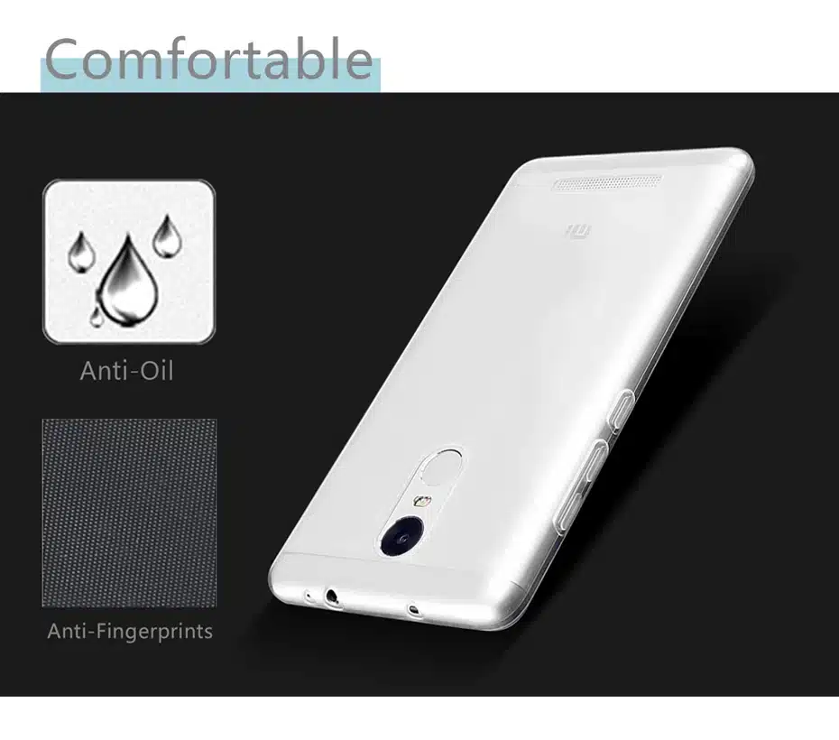 Raugee Case for Xiaomi Redmi Note 3 Pro Special Edition SE Global Version 152mm Clear TPU Back Cover Case for Redmi Note 3 14