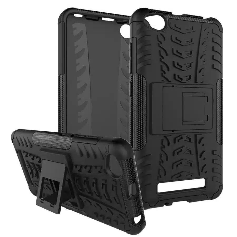 BYHeYang For Xiaomi Redmi 4A Case TPU & PC Dual Armor Cover with Stand Holder Hard Silicone Anti-Skid Combo Back Case Redmi 4a 9