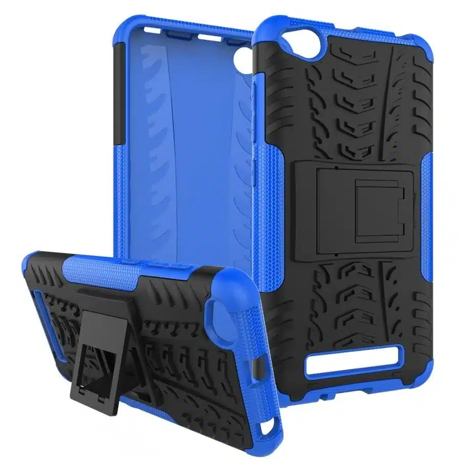 BYHeYang For Xiaomi Redmi 4A Case TPU & PC Dual Armor Cover with Stand Holder Hard Silicone Anti-Skid Combo Back Case Redmi 4a 10