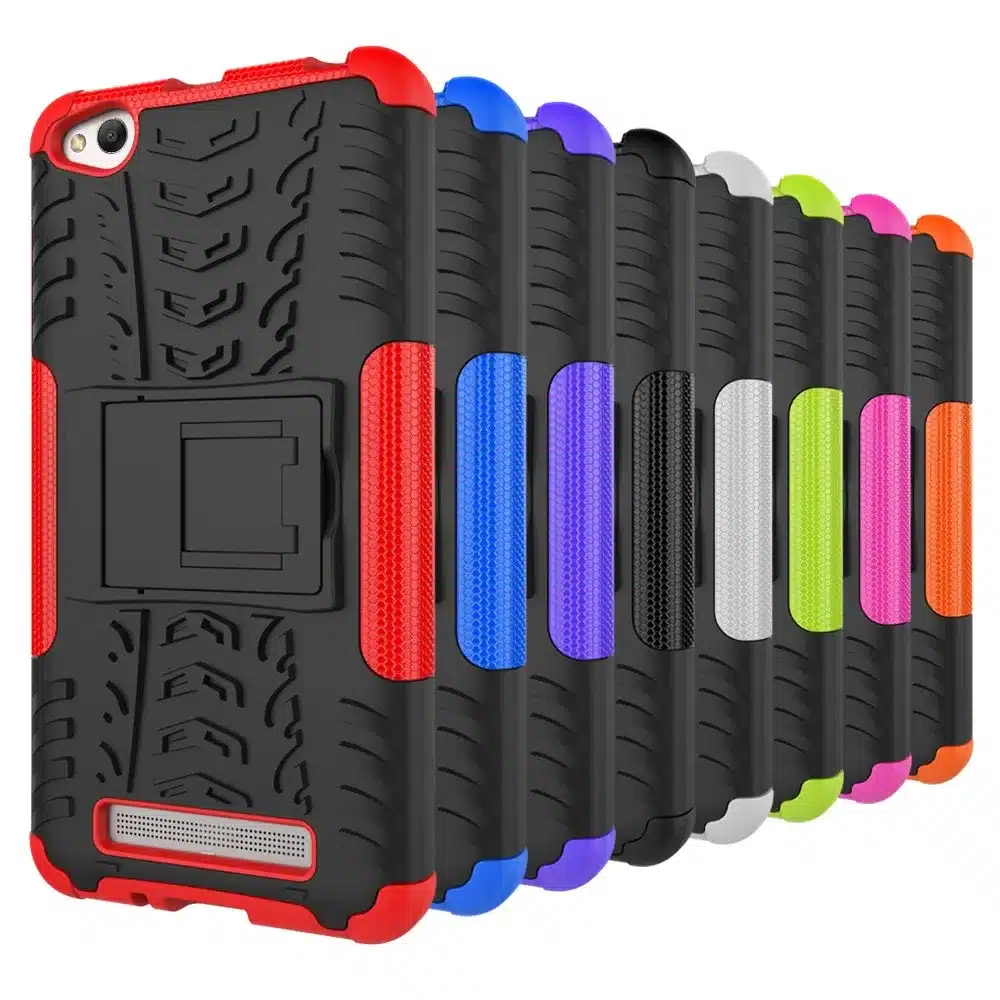 BYHeYang For Xiaomi Redmi 4A Case TPU & PC Dual Armor Cover with Stand Holder Hard Silicone Anti-Skid Combo Back Case Redmi 4a 13