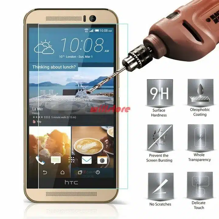 Tempered Glass Screen Protector guard film CASE For HTC Desire 326g 516 520 526 620 620g 820 mini 626 g 728 728g 816 826 825 9