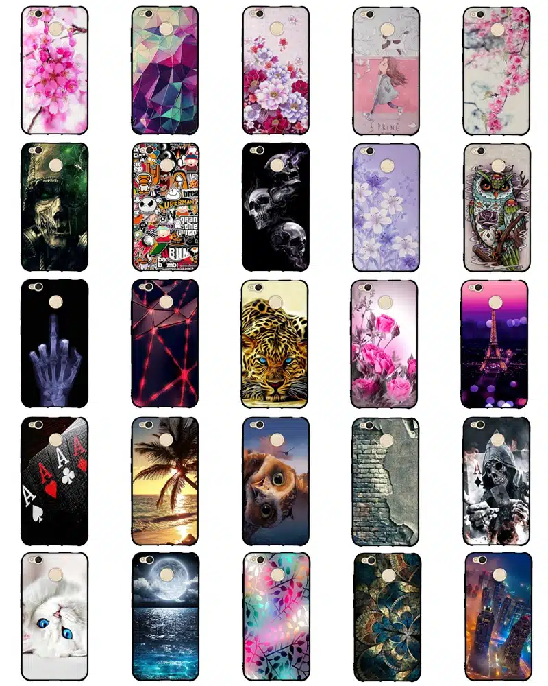 3D Relief Case For Xiaomi Redmi 4X 4x 5.0" Soft TPU Silicone Back Cover Cases For Xiaomi Redmi 4x Pro Redmi 4 X 4 x Shells Bags 7