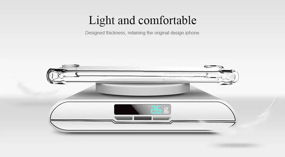 FLOVEME Phone Cases For iPhone 7 6s 6 Plus Clear Soft TPU Slim Shockproof Transparent Phone Cover For iPhone 6 6s 7 X Case Coque 3