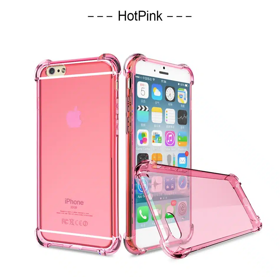 FLOVEME Phone Cases For iPhone 7 6s 6 Plus Clear Soft TPU Slim Shockproof Transparent Phone Cover For iPhone 6 6s 7 X Case Coque 12