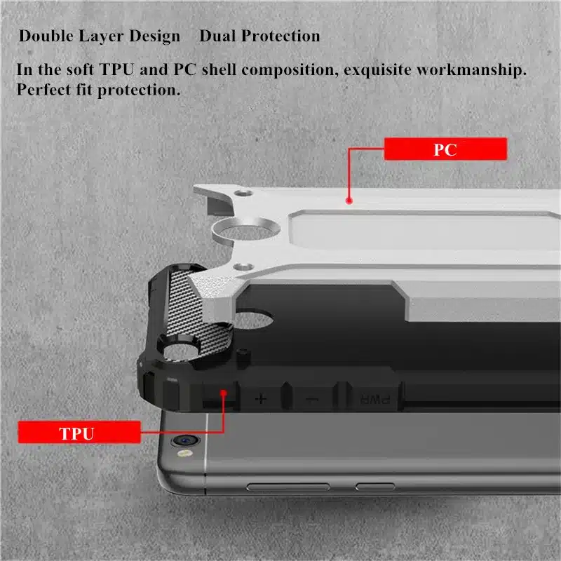 Case For Xiaomi Redmi 4X Case Luxury Hybrid Armor Shockproof Hard PC+TPU Rugged Impact For Redmi 4X Note 3 4X 4 X Cover Case 14