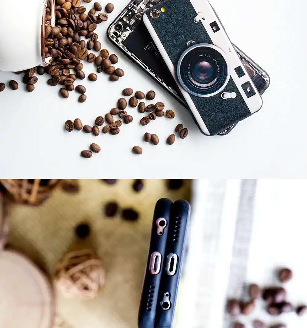 Cool Ultra Thin Hard PC Case For iPhone 7 7Plus Fashion Pattern Broken Camera For iPhone 6 6sPlus Protective Shell Coque For Men 13