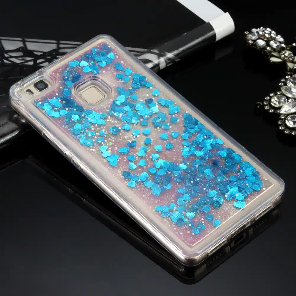 P9 P10 Plus Soft Back Case Dynamic Liquid Glitter Colorful Sand Quicksand TPU For Huawei P10 Lite P9 Lite 2017 transparent Cover 9