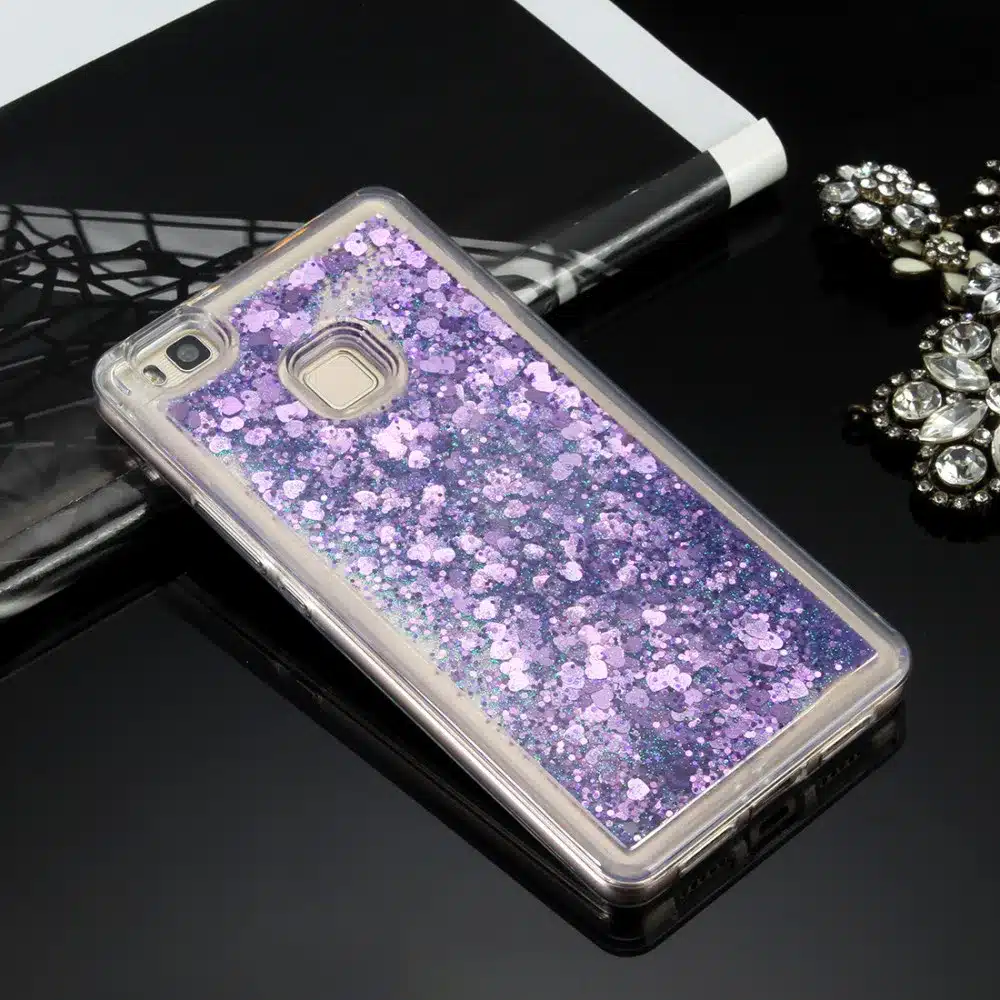 P9 P10 Plus Soft Back Case Dynamic Liquid Glitter Colorful Sand Quicksand TPU For Huawei P10 Lite P9 Lite 2017 transparent Cover 11