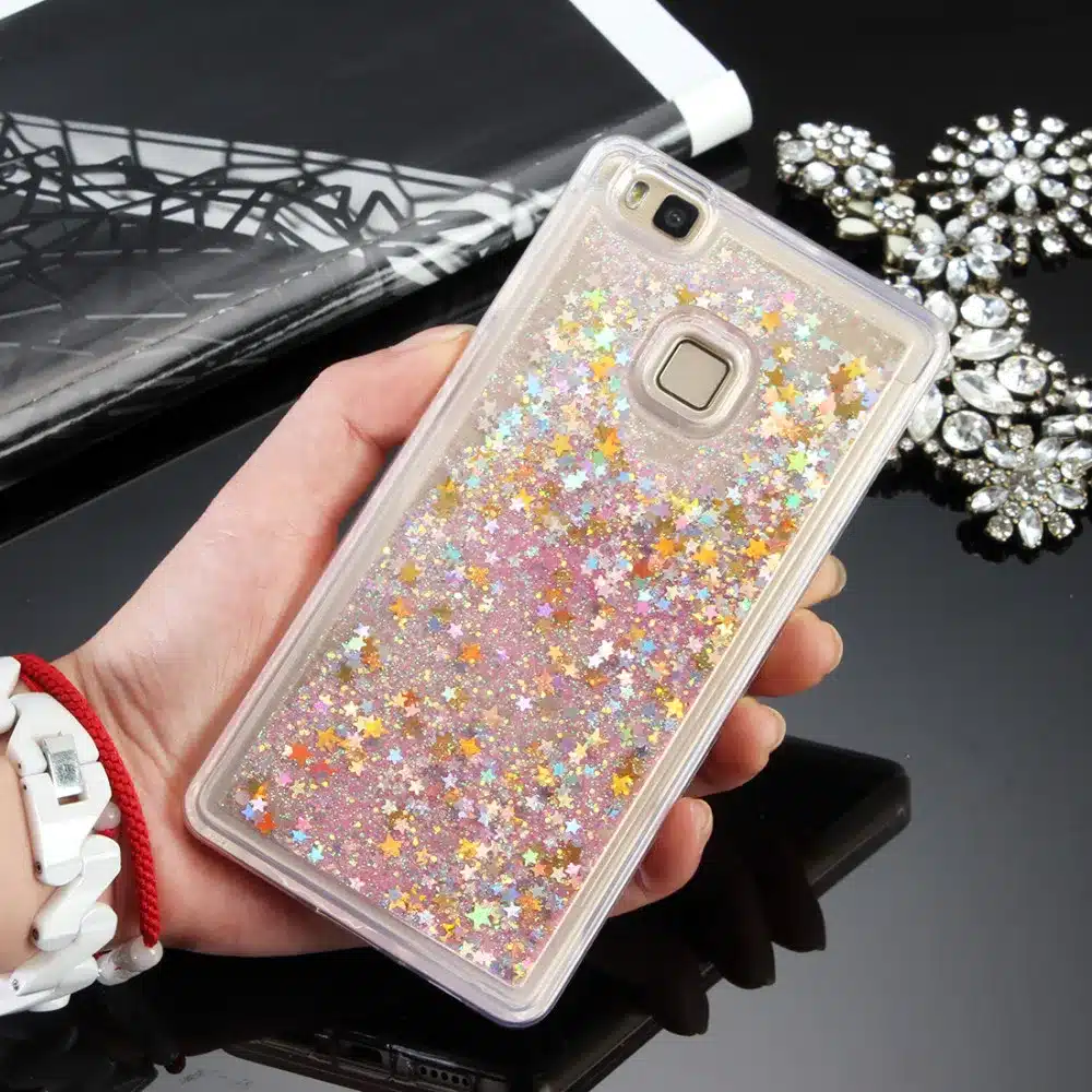 P9 P10 Plus Soft Back Case Dynamic Liquid Glitter Colorful Sand Quicksand TPU For Huawei P10 Lite P9 Lite 2017 transparent Cover 17