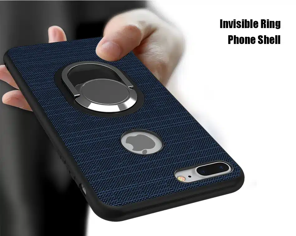 KISSCASE Magnetic Car Ring Case For iPhone 5s se Kickstand Phone Cases For iPhone 6 6s 7 Plus For Samsung Galaxy S7 Edge S8 Plus 5