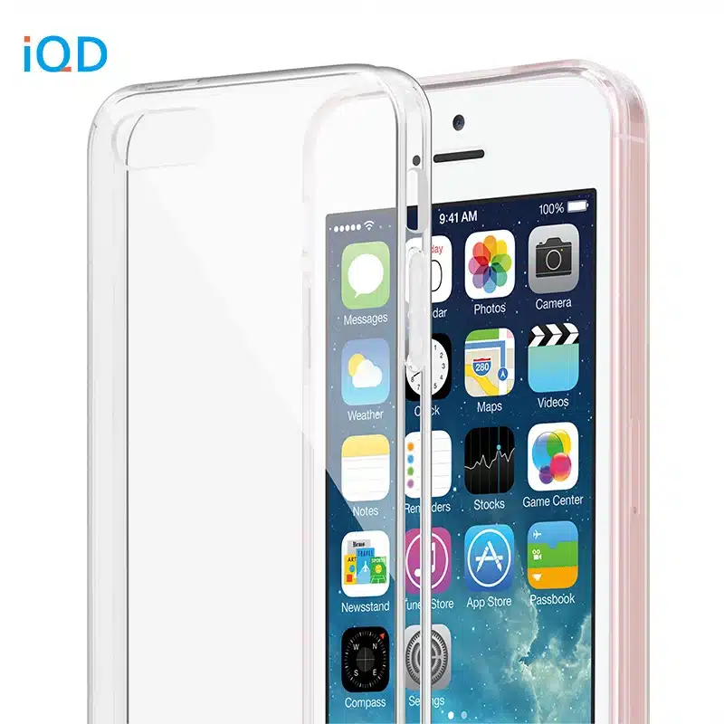 IQD For Apple iPhone SE Case Bumper Cover Shock-Absorption Bumper and Anti-Scratch Clear Back For iPhone 5 5S SE Cases 2