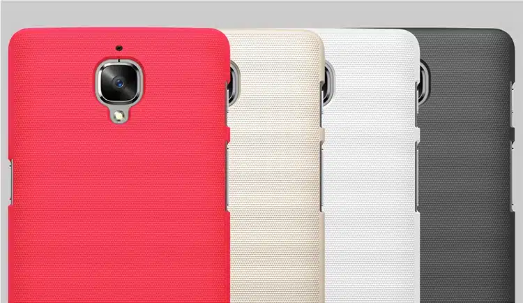 One plus 3 case Oneplus 3 case NILLKIN Super Frosted Shield hard back cover for Oneplus 3 3T 5 T +free screen protector 13