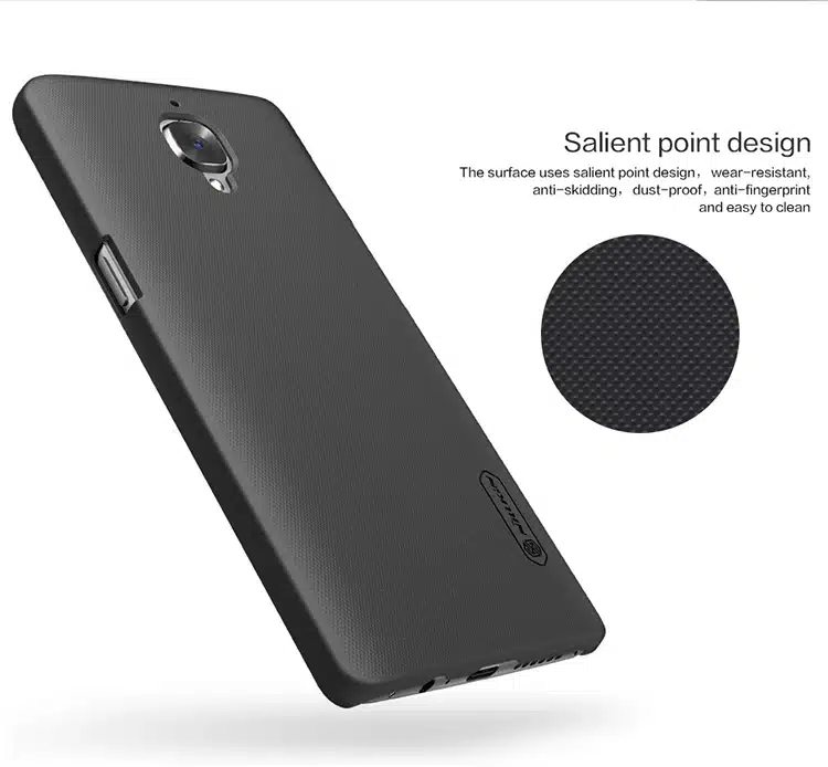 One plus 3 case Oneplus 3 case NILLKIN Super Frosted Shield hard back cover for Oneplus 3 3T 5 T +free screen protector 15