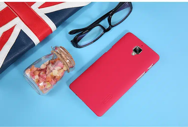 One plus 3 case Oneplus 3 case NILLKIN Super Frosted Shield hard back cover for Oneplus 3 3T 5 T +free screen protector 21
