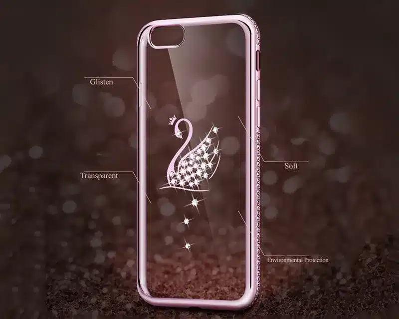 Rhinestone Silicone Case For iPhone 6 6S Plus 6 S Cases TOMKAS Glitter Cute Luxury 3D Diamond Cover For iPhone 6 6S Cases Coque 6