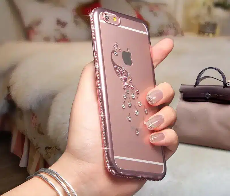 Rhinestone Silicone Case For iPhone 6 6S Plus 6 S Cases TOMKAS Glitter Cute Luxury 3D Diamond Cover For iPhone 6 6S Cases Coque 9
