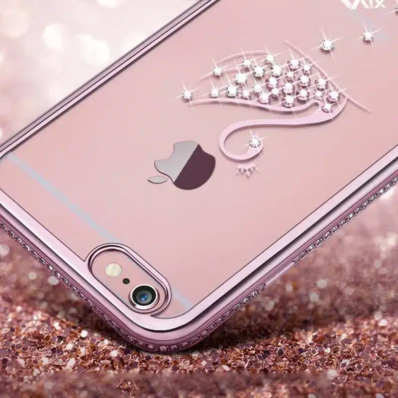 Rhinestone Silicone Case For iPhone 6 6S Plus 6 S Cases TOMKAS Glitter Cute Luxury 3D Diamond Cover For iPhone 6 6S Cases Coque 13