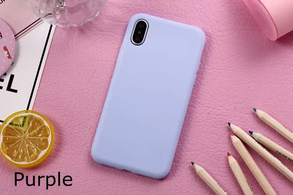 XBXCase Macarons Color TPU Silicone Frosted Matte Case for iPhone 6 6S 5 5S SE 8 Plus X Soft Back Cover for iPhone 7 7Plus 22