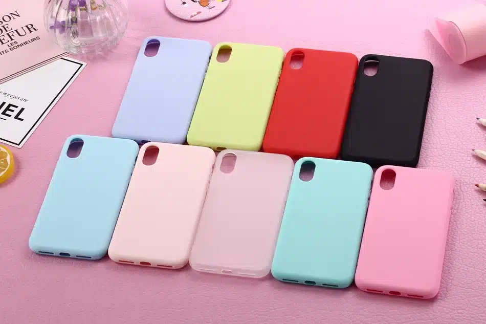 XBXCase Macarons Color TPU Silicone Frosted Matte Case for iPhone 6 6S 5 5S SE 8 Plus X Soft Back Cover for iPhone 7 7Plus 32