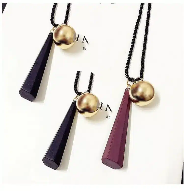 Meyfflin Long Necklace Crystal Women Necklace Jewelry 2017 Fashion Black Chain Drops Maxi Necklaces Pendants Kolye Collier 51