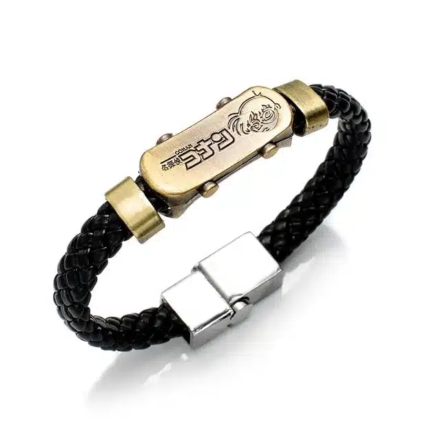 19 Styles Anime Cartoon Leather braided bracelet Woven bangles Attack on Titan Legend of Zelda Naruto One Piece charms fans gift 14