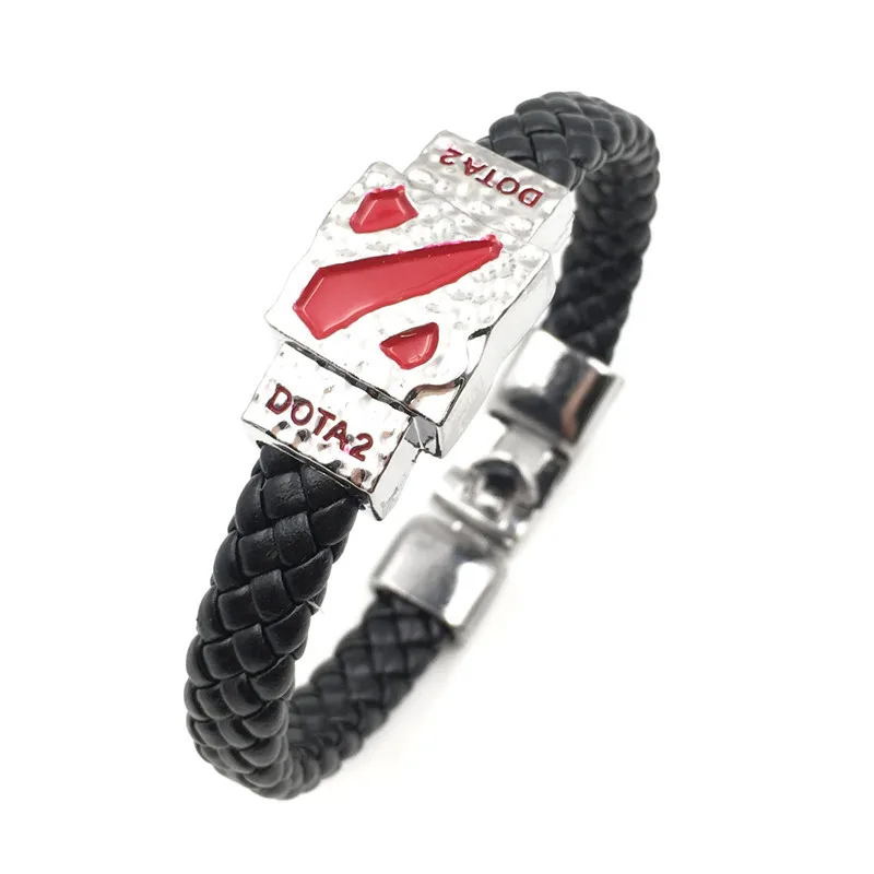 19 Styles Anime Cartoon Leather braided bracelet Woven bangles Attack on Titan Legend of Zelda Naruto One Piece charms fans gift 24
