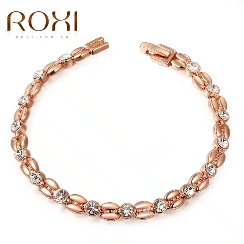 ROXI bracelets & bangle for Women Genuine Austrian Crystals Elegant Bracelets Rose Gold Color Hand Made Fashion Jewelry pulseras 3